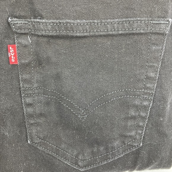 Levi's 512 Slim Taper Black Jeans Mens Size 29x30 NWOT - Picture 3 of 12